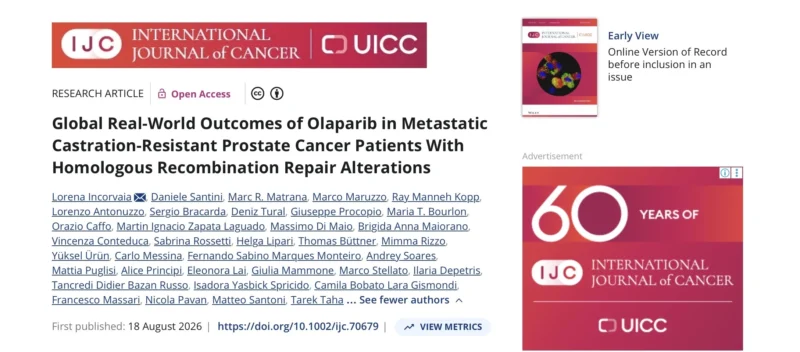 Giuseppe Procopio: New Real World Evidence on Olaparib in mCRPC 2 Giuseppe Procopio: New Real World Evidence on Olaparib in mCRPC