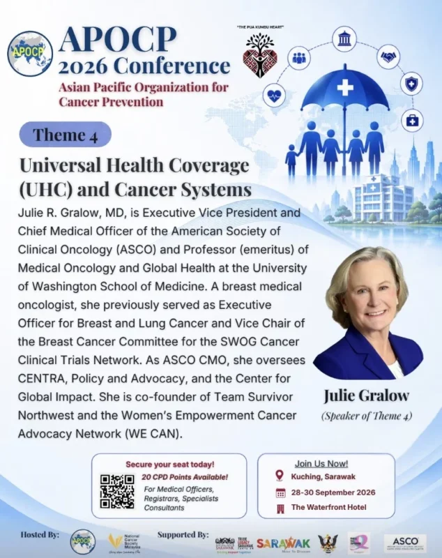 APOCPA is Pleased to Welcome Julie R. Gralow as the Speaker for Theme 4 2 APOCPA is Pleased to Welcome Julie R. Gralow as the Speaker for Theme 4