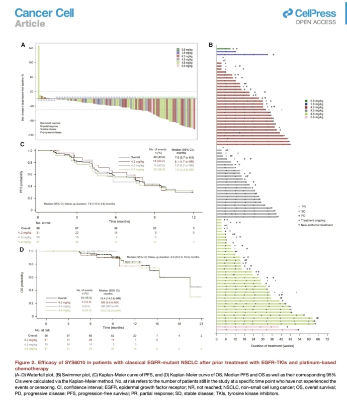 SYS6010 Shows Encouraging Activity Across Pretreated NSCLC 3 SYS6010