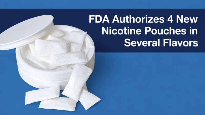 FDA Authorizes Marketing of Four New Nicotine Pouch Products