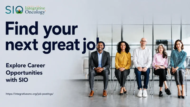 Career Opportunity in Integrative Oncology – SIO