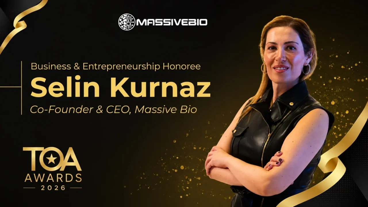 Selin Kurnaz Recognized Among the Honorees at the TOA Awards 2026 for Business and Entrepreneurship – Massive Bio