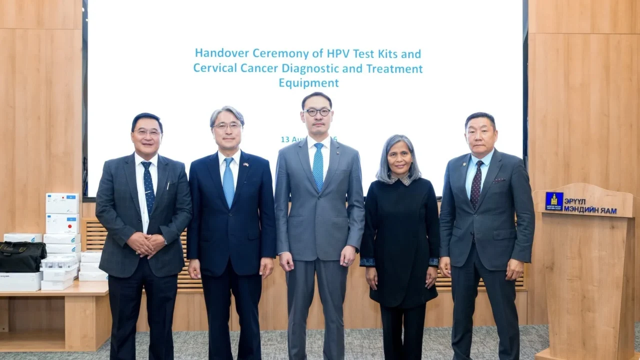 WHO Mongolia Receives US$630,000 to Advance Cervical Cancer Elimination in Mongolia