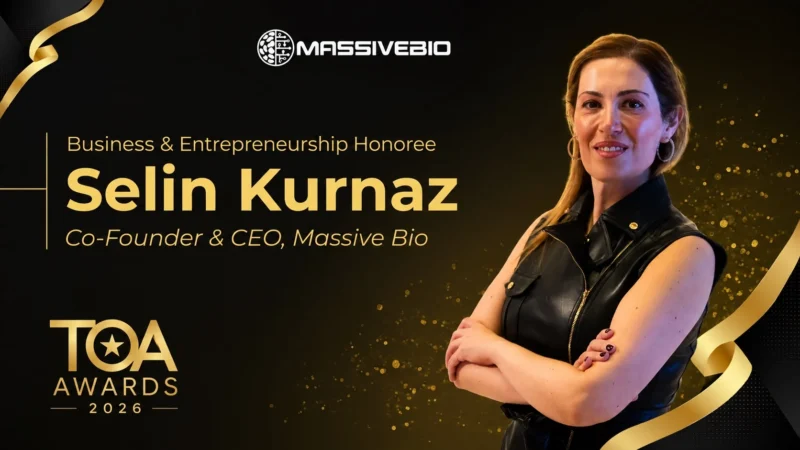 Selin Kurnaz Recognized Among the Honorees at the TOA Awards 2026 for Business and Entrepreneurship – Massive Bio