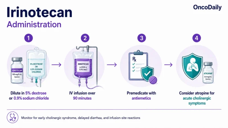 Irinotecan: Mechanism of Action, Dose, Administration, Clinical Uses, and Side Effects 19 Irinotecan