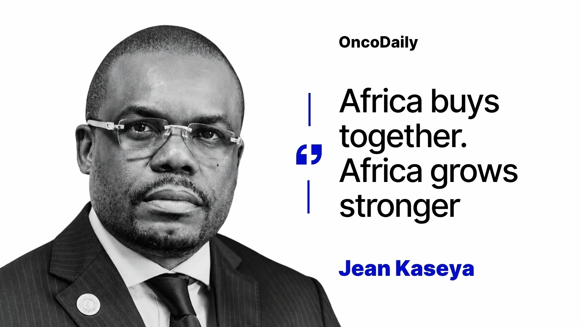 Jean Kaseya: Strengthening Africa’s Global Health Partnerships for Health Security and Sovereignty