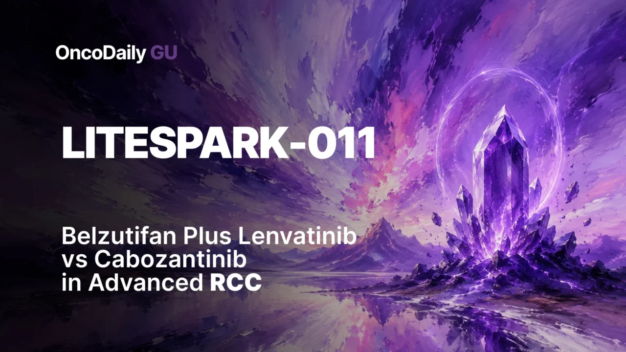 LITESPARK-011 Trial: Belzutifan Plus Lenvatinib vs Cabozantinib in Advanced RCC