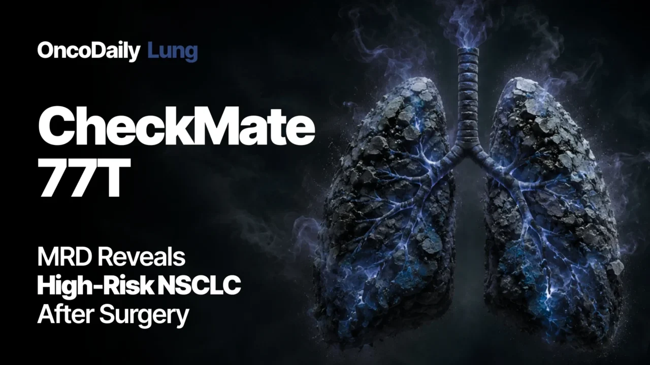 CheckMate 77T: ctDNA Clearance and MRD Refine Risk After Perioperative Nivolumab