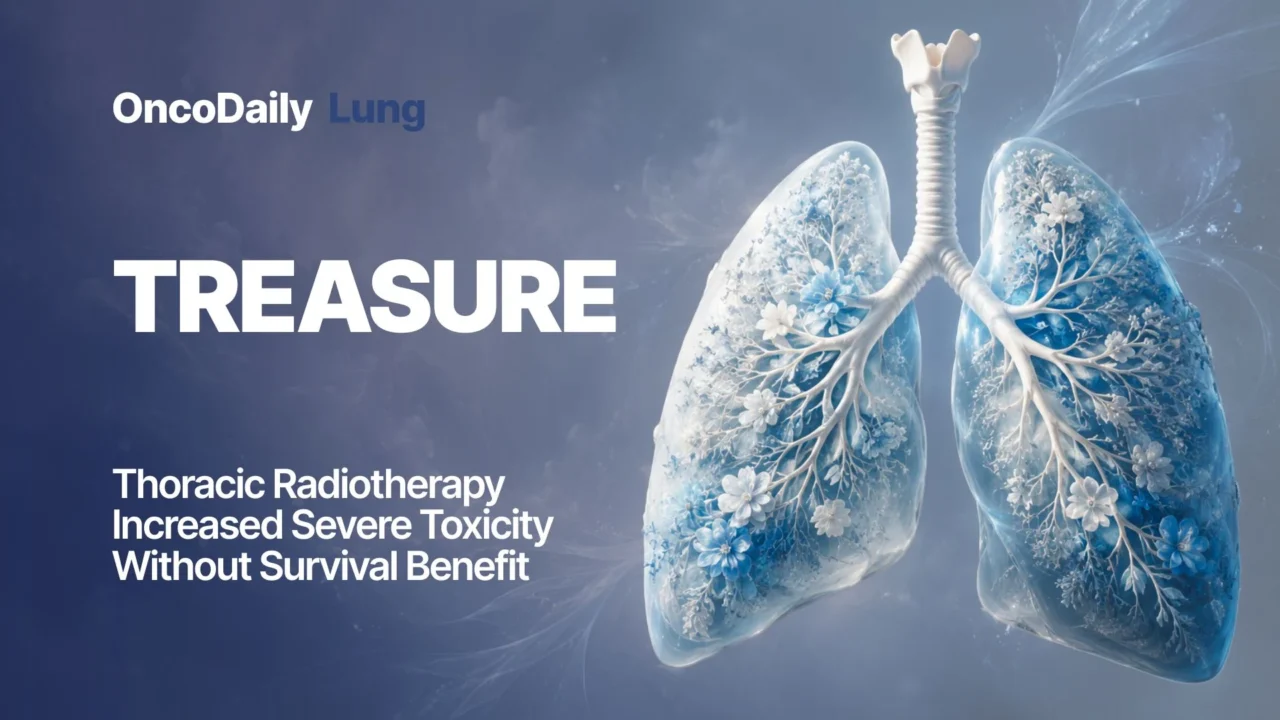 TREASURE Trial Raises Safety Concerns for Thoracic Radiotherapy With Atezolizumab in ES-SCLC