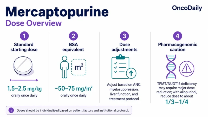 Mercaptopurine: Mechanism of Action, Dose, Administration, Clinical Uses, and Side Effects 10 Mercaptopurine