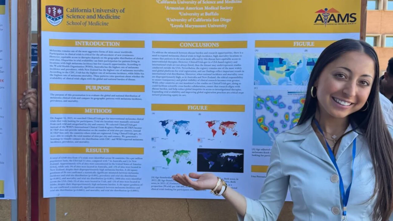 Milania Agajanian: Excited to Share New Research on Melanoma Clinical Trials