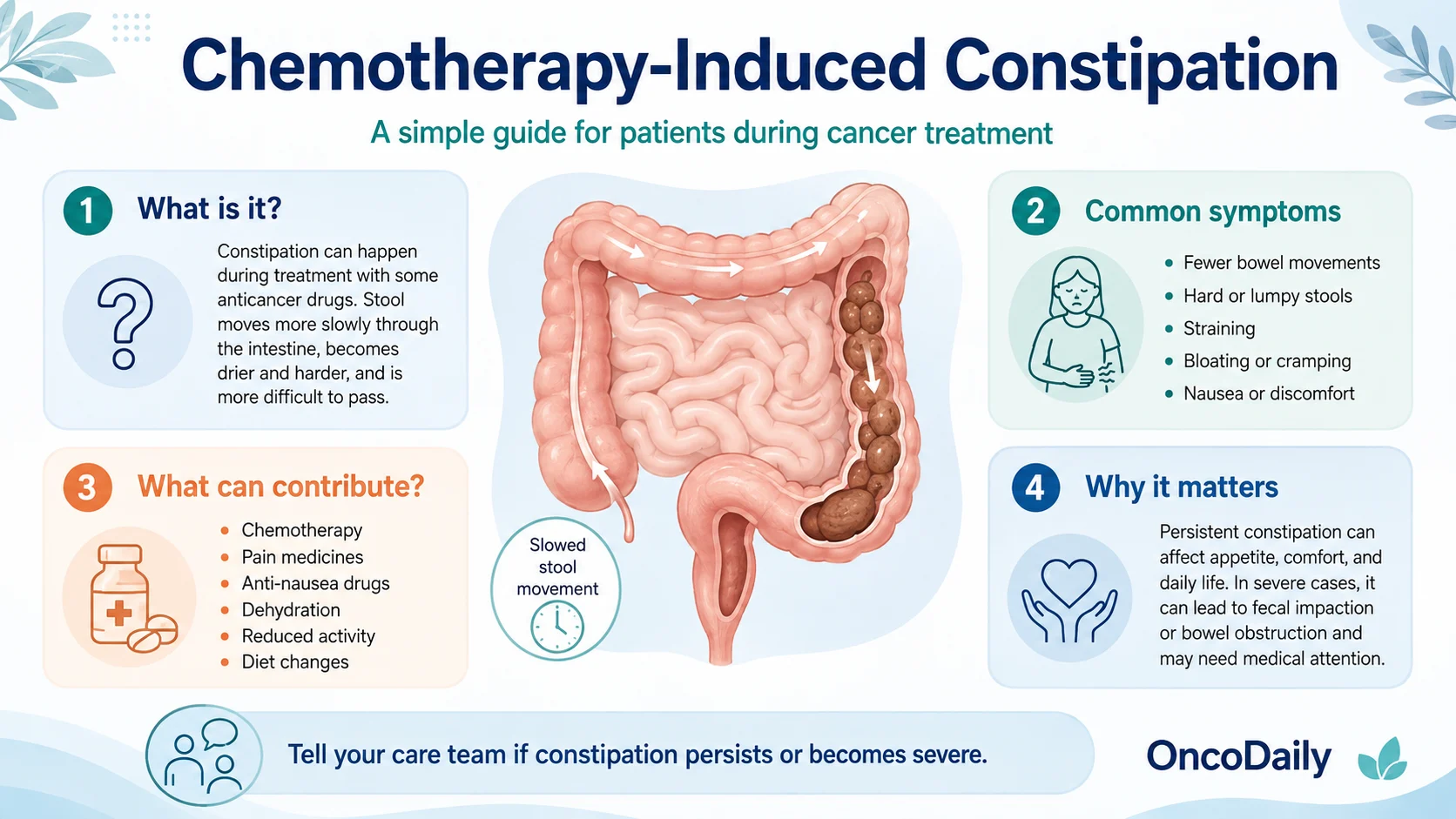 Chemotherapy-Induced Constipation: Causes, Risk Factors, and Management 2 Chemotherapy-Induced Constipation: Causes, Risk Factors, and Management