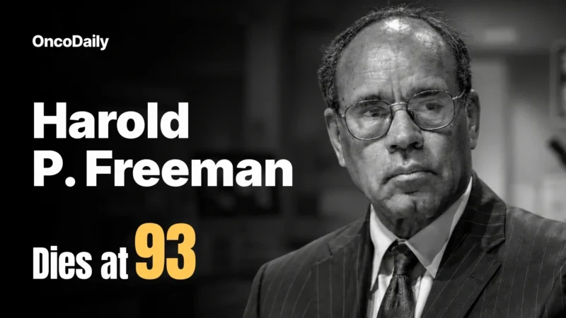 Remembering Dr. Freeman’s Extraordinary Impact on Cancer Care - American Cancer Society
