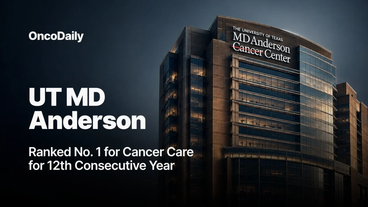 UT MD Anderson Ranked No. 1 for Cancer Care for 12th Consecutive Year