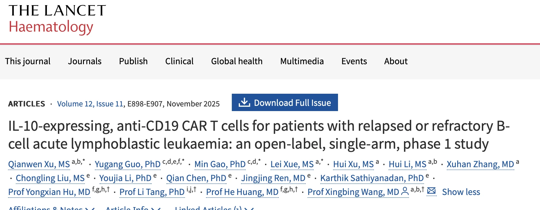 Yu Cao: META 10-19 CAR-T Therapy Reports Positive DLBCL Results 2 Yu Cao: META 10-19 CAR-T Therapy Reports Positive DLBCL Results