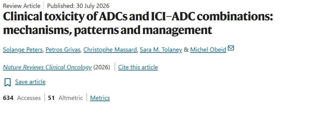 Mario Balsa: Clinical Toxicity of ADCs and ICI–ADC Combinations