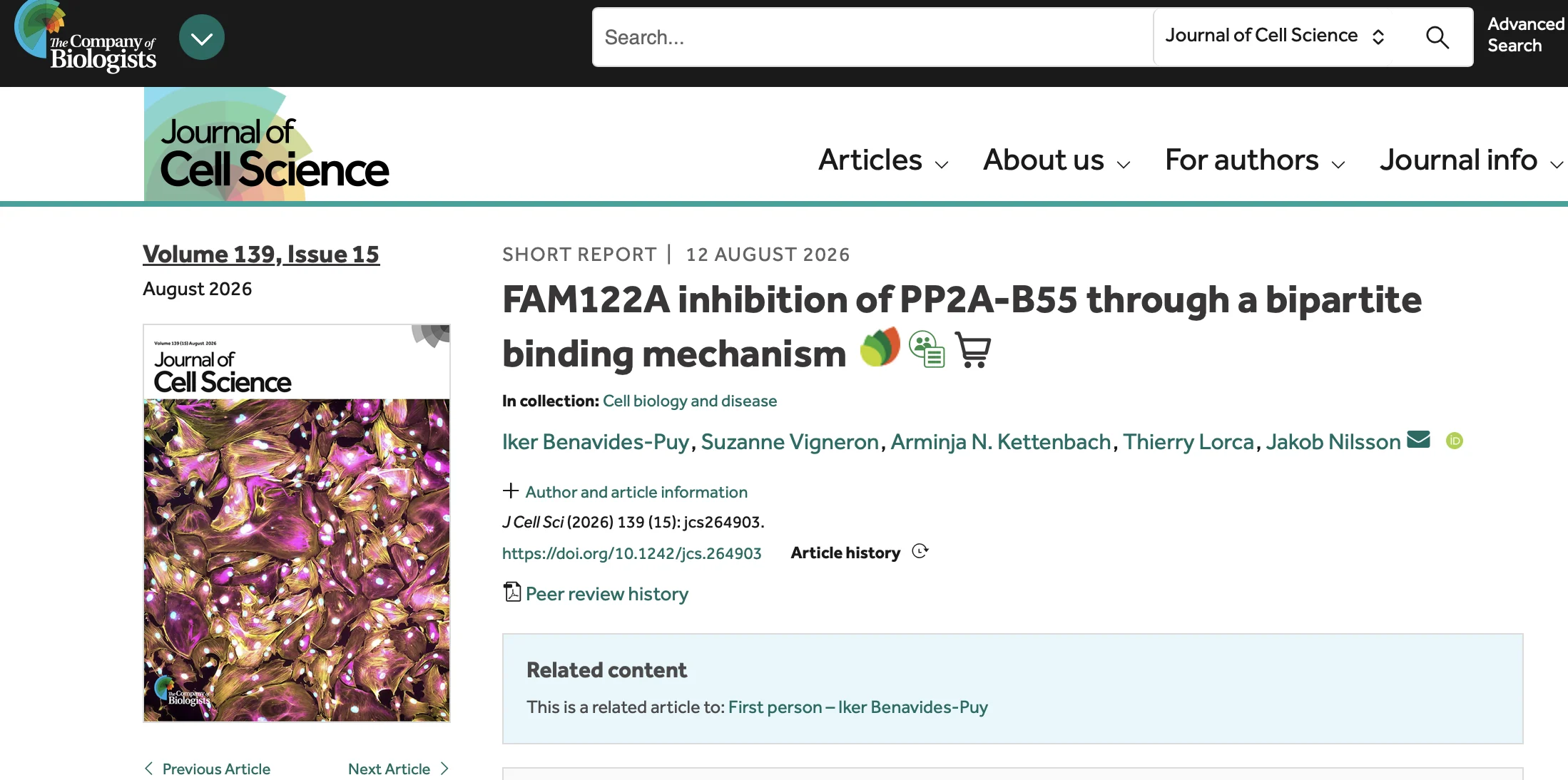 FAM122A Study Reveals New Clues to Cancer Cell Growth - Danish Cancer Institute 2 Danish Cancer Institute