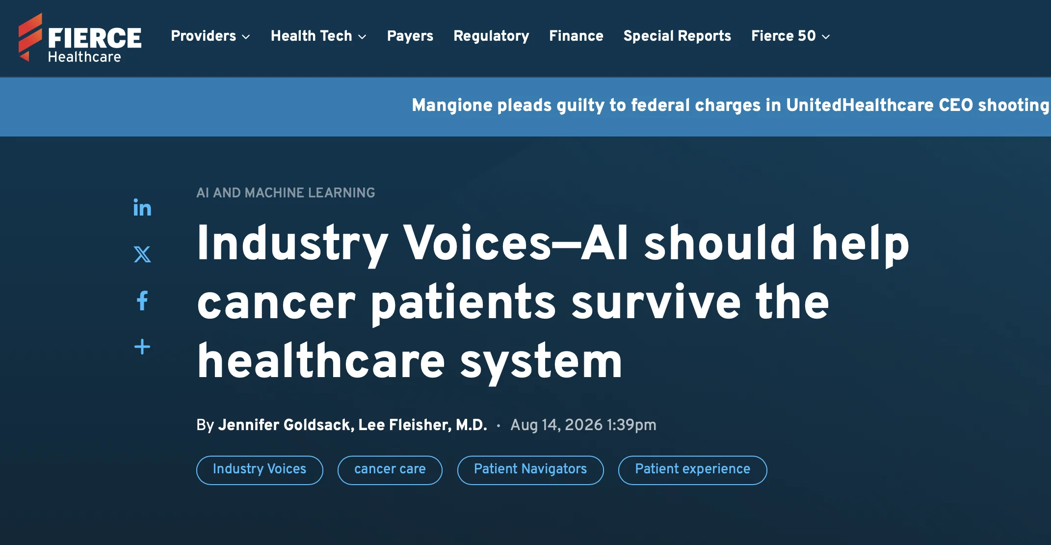 Kingsley Ndoh: AI Could Transform How Patients Navigate Cancer Care 2 Kingsley Ndoh