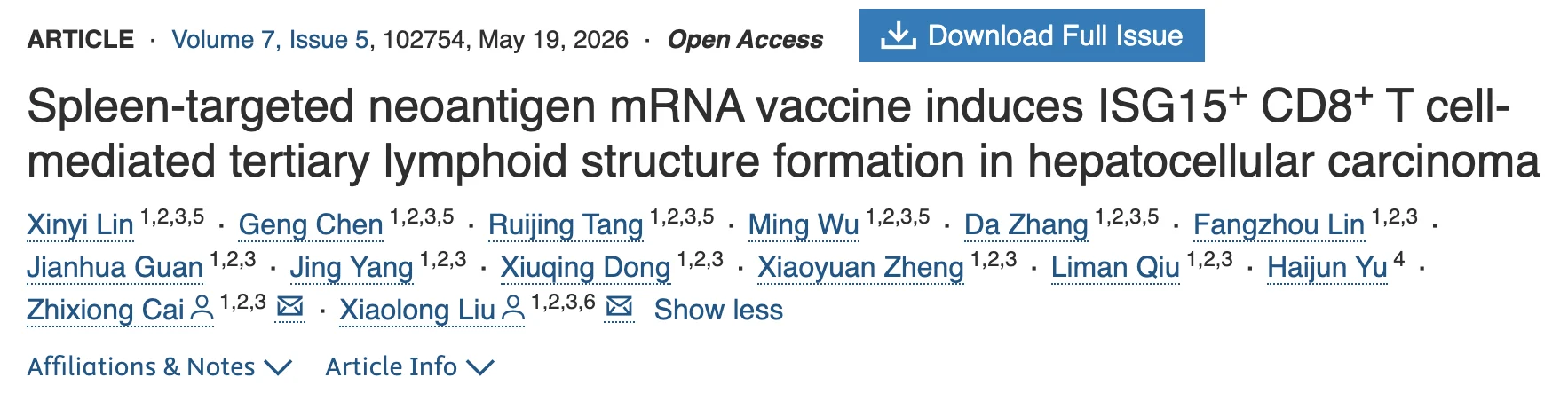 Nan Fang: First Success Story of a New Drug Modality That Brings Hope to Cancer Patients