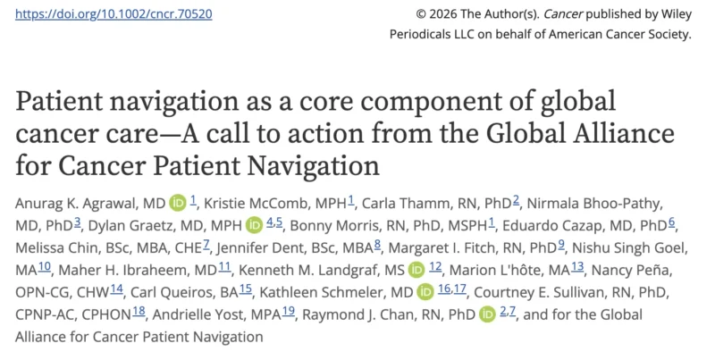 Patient Navigation as a Core Component of Global Cancer Care - ACS Global 2 Patient Navigation as a Core Component of Global Cancer Care - ACS Global