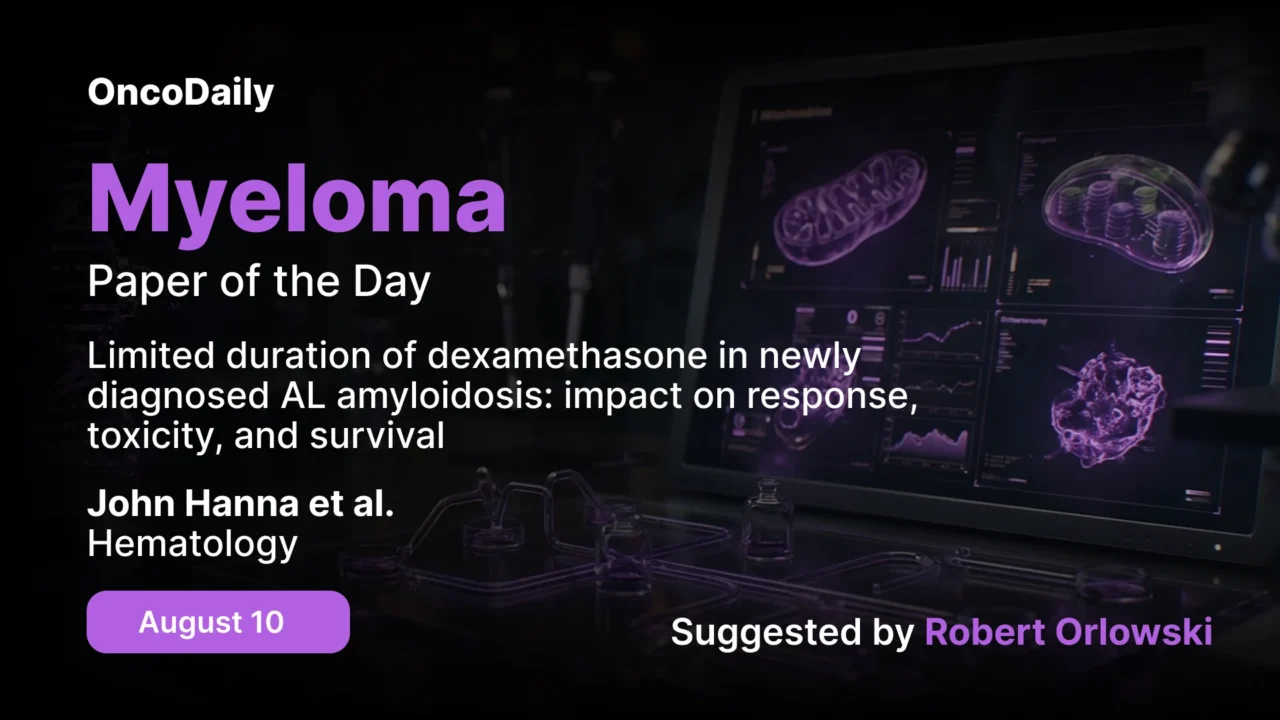 Myeloma Paper of the Day, August 10th, Suggested by Robert Orlowski