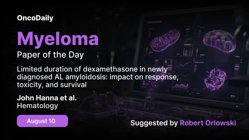 Myeloma Paper of the Day, August 10th, Suggested by Robert Orlowski