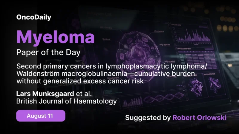 Myeloma Paper of the Day, August 11th, Suggested by Robert Orlowski
