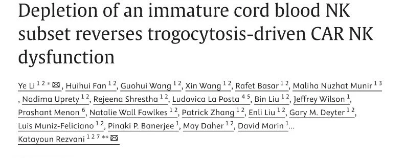 Miguel Bronchud: A New Strategy to Boost CAR NK Cell Therapy 2 Miguel Bronchud: A New Strategy to Boost CAR NK Cell Therapy