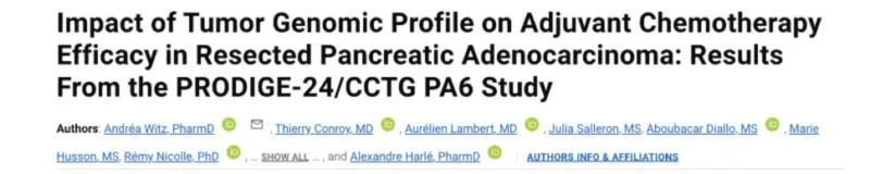Nelson Dusetti: New JCO Study Highlights Transcriptomic Biomarkers in Pancreatic Cancer 2 Nelson Dusetti: New JCO Study Highlights Transcriptomic Biomarkers in Pancreatic Cancer