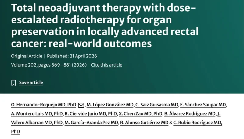 Carmen Saiz Guisasola: Dose-Escalated TNT Shows Promise in Rectal Cancer 2 Carmen Saiz Guisasola: Dose-Escalated TNT Shows Promise in Rectal Cancer