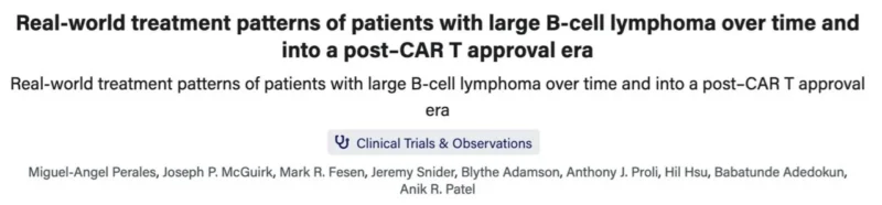 Patrick Hanley on Real-World CAR T Access in Large B-Cell Lymphoma 2 Patrick Hanley on Real-World CAR T Access in Large B-Cell Lymphoma