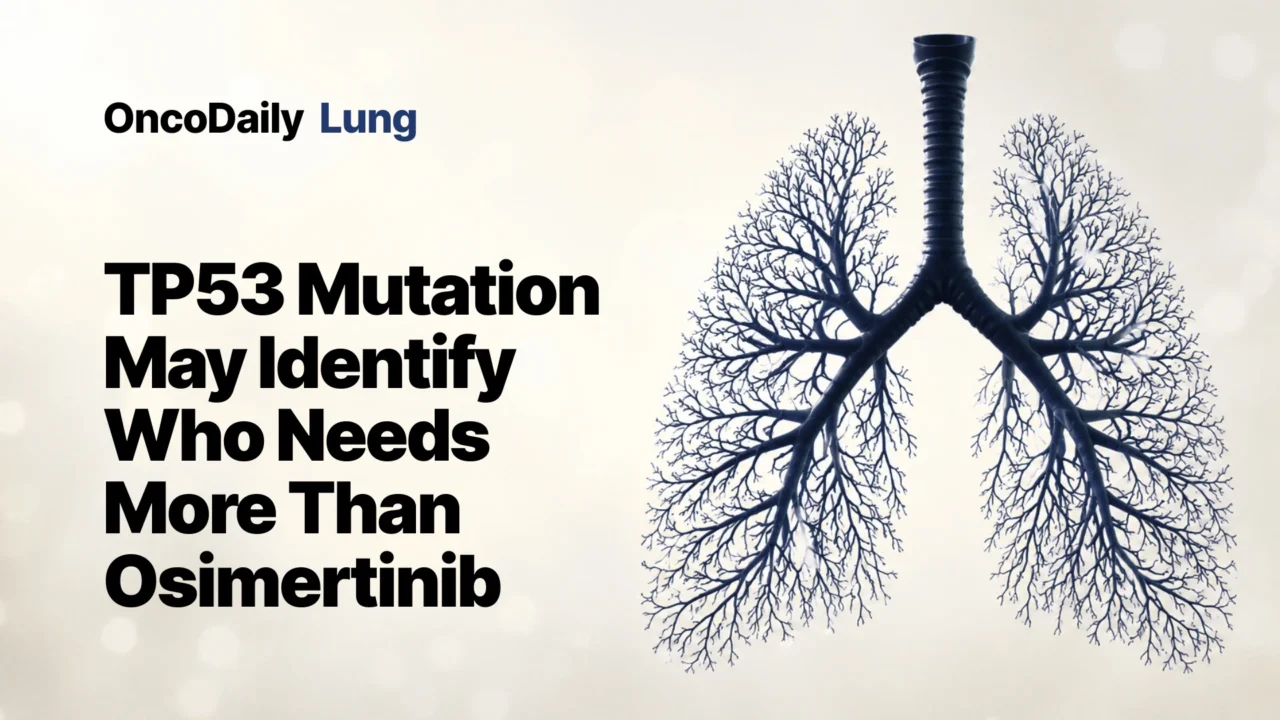 TP53-Mutated EGFR NSCLC: Powerful PFS Gain With Combination Therapy