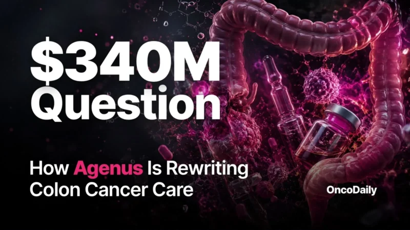 New Phase 2 NEST Results Support Neoadjuvant BOT+BAL in Colon Cancer - Agenus