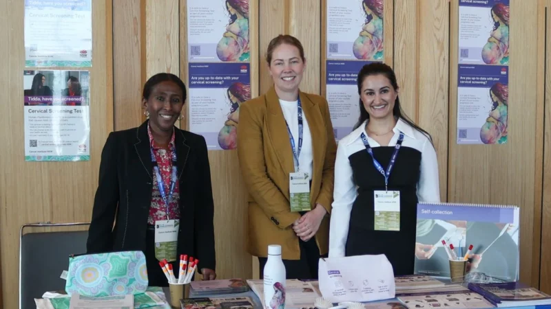 Cancer Institute NSW Hosted Its First Cervical Screening Self-collection Pop-up Clinic at the  MAAC