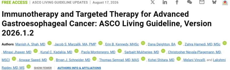 Sarbajit Mukherjee: New ASCO Guidance on Immunotherapy in Gastroesophageal Cancer