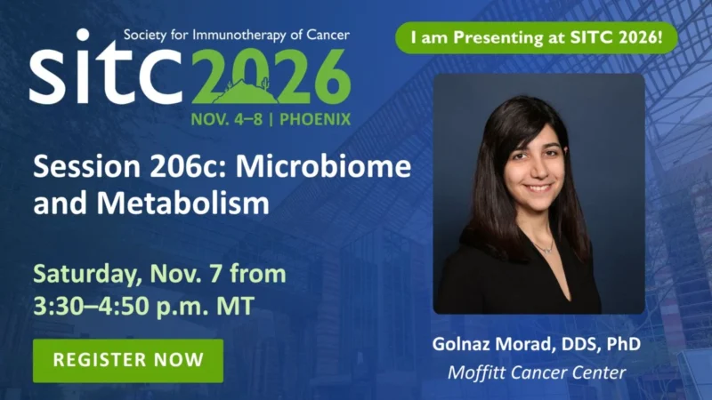 Golnaz Morad: Bringing the Next Wave of Cancer Immunotherapy to SITC 2026 2 Golnaz Morad: Bringing the Next Wave of Cancer Immunotherapy to SITC 2026