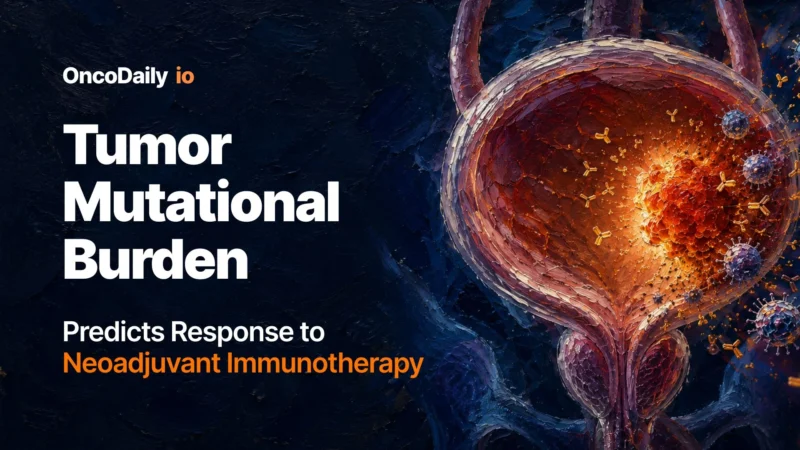 Tumor Mutational Burden Predicts Response to Neoadjuvant Immunotherapy