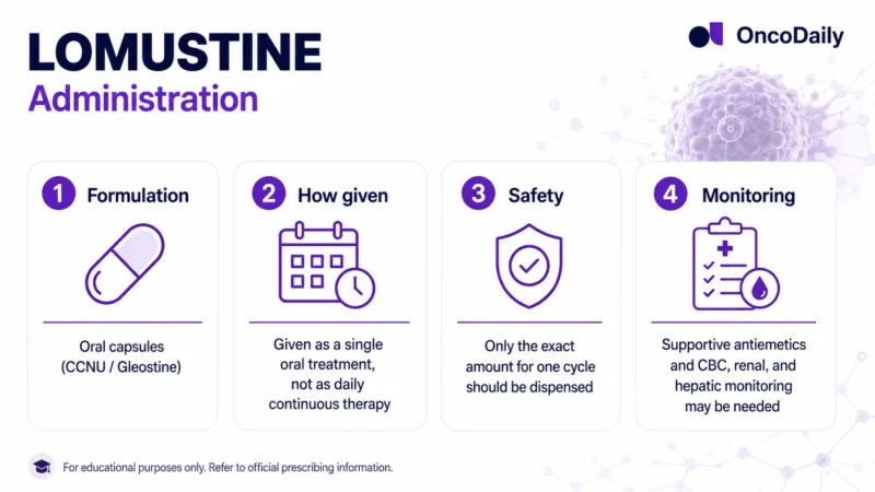 Lomustine: A Key Oral Chemotherapy for Brain Tumors and Glioblastoma 11 lomustine
