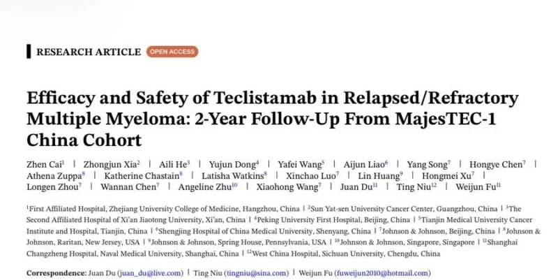 Al-Ola Abdallah Reviews Long-Term Teclistamab Outcomes in Multiple Myeloma 2 Al-Ola Abdallah Reviews Long-Term Teclistamab Outcomes in Multiple Myeloma