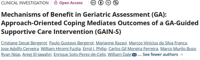 William Dale: Geriatric Assessment and Management Linked to Better Coping and Clinical Outcomes