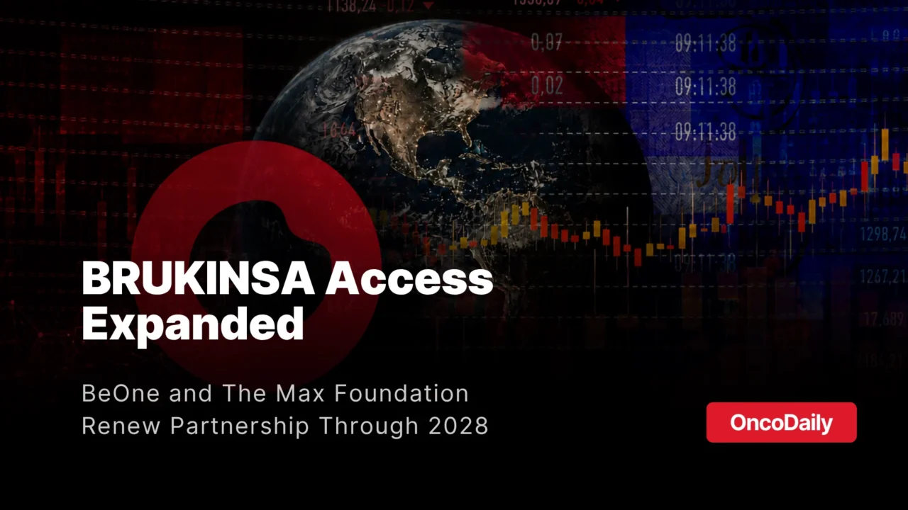 BeOne, BeOne Care Foundation and The Max Foundation Renew BRUKINSA Access Partnership for CLL in LMICs
