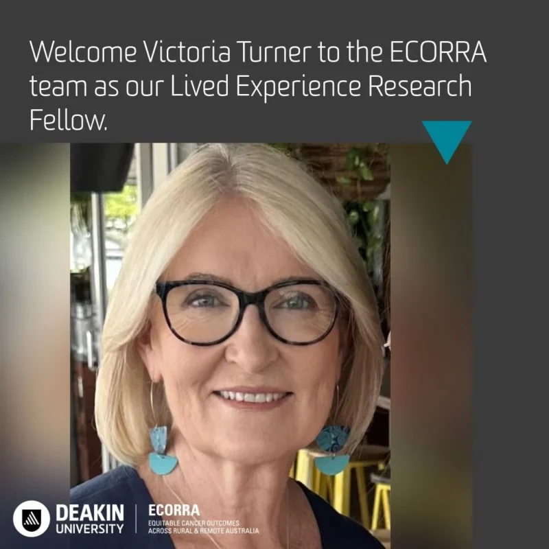 Anna Ugalde: Welcoming Victoria Turner to the ECORRA Team at Deakin University