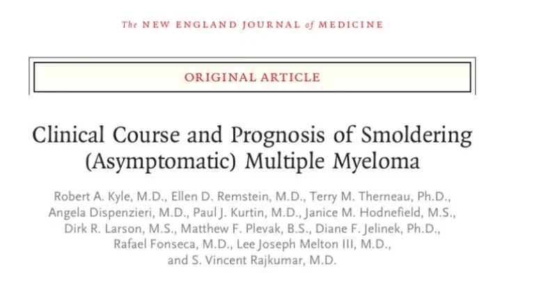 Vincent Rajkumar: 5 Career-Defining Myeloma Studies and Lessons for Academic Medicine 2 Vincent Rajkumar