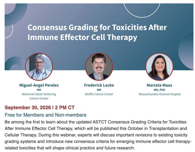 Rahul Banerjee: ASTCT Explores New Standards for Post-CAR-T Toxicities 2 Rahul Banerjee: ASTCT Explores New Standards for Post-CAR-T Toxicities