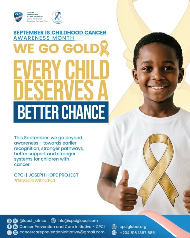 Joshua Omale: This is Where the Gold Ribbon Becomes More than a Symbol