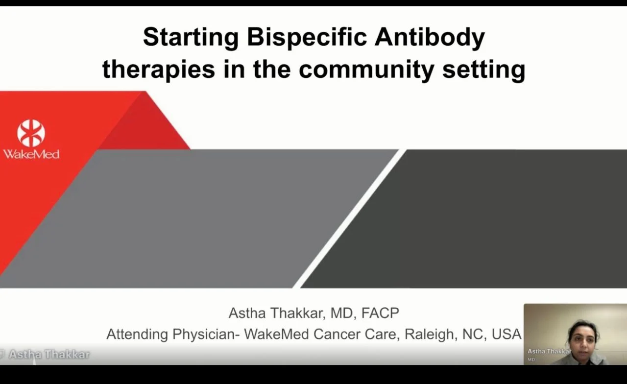 Astha Thakkar: Grateful for the Opportunity to Present at the Global Oncology Congress 2026 2 Astha Thakkar