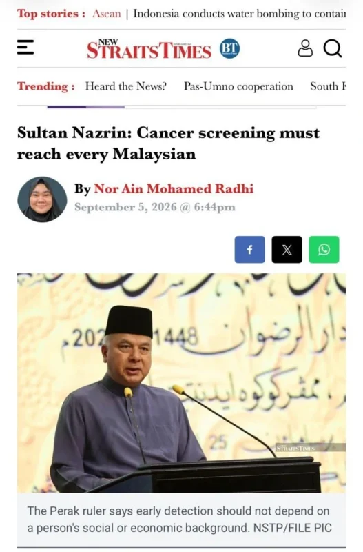 Yin Ling Woo: Program ROSE Recognized as a Malaysian Model for Cancer Prevention