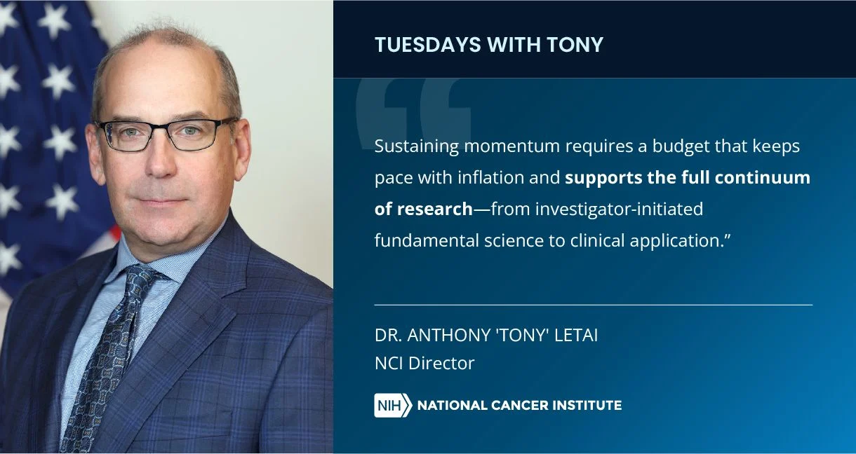 Anthony Letai Outlines FY28 Strategic Priorities to Define the Next Era of Cancer Research - NCI 2 NCI