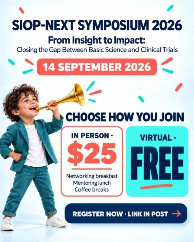 Ioannis Kyriakidis Announces Hybrid Registration for SIOP-NEXT Symposium 2026