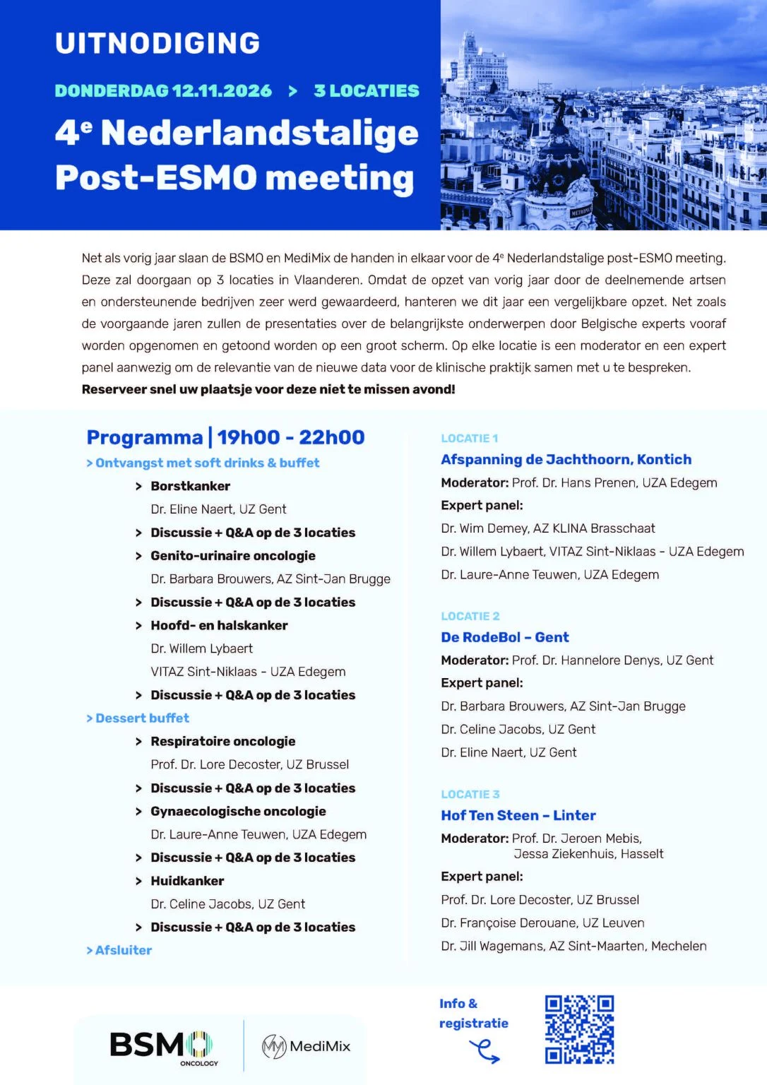 Post-ESMO 2026 Meetings to Review the Latest Advances in Oncology - BSMO